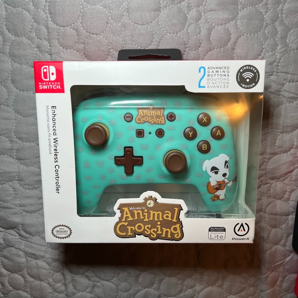 Enhanced Wired Controller for Nintendo Switch - Animal Crossing